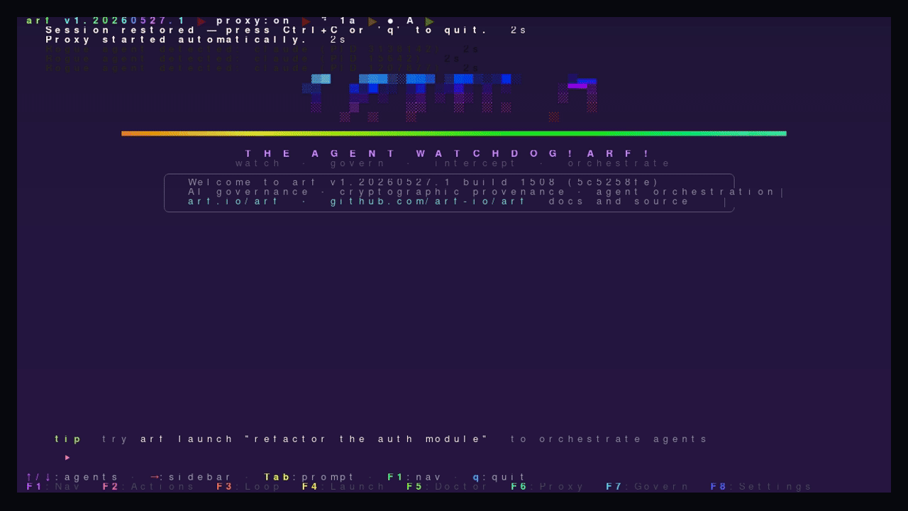 ARF TUI Governance Detail overlay