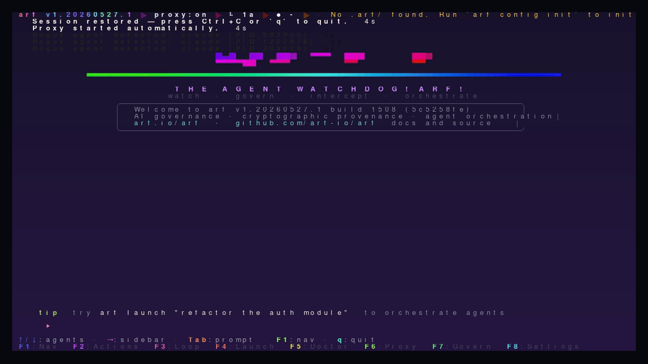 ARF TUI Rules screen
